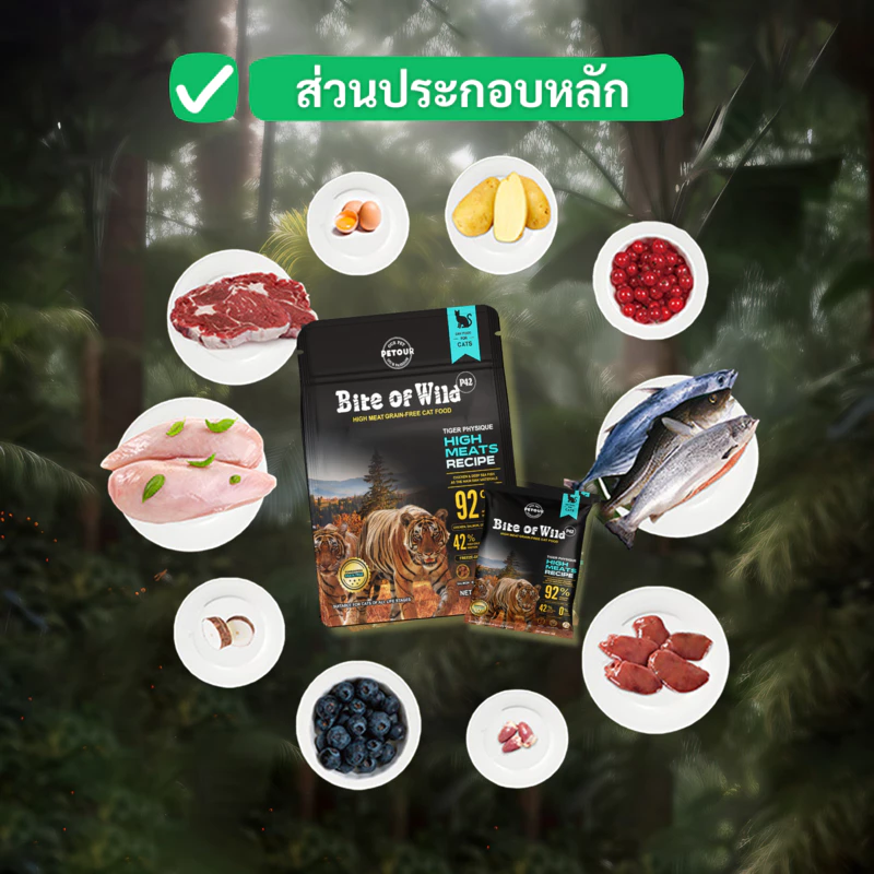 Bite of Wild อาหารแมว 5kg Grain Free - Image 2