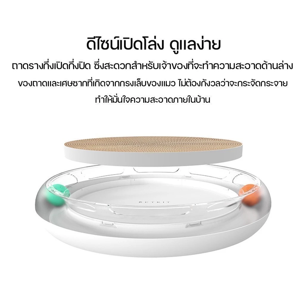 Cat Scratcher Refill แผ่นรับเล็บแมวสำหรับชุดของเล่น FUN CAT 4 in 1 - Image 2