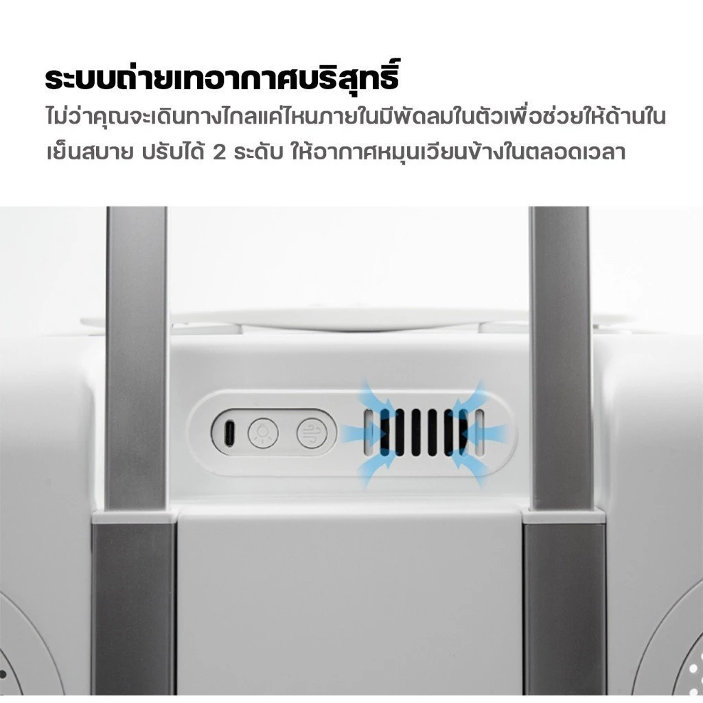 Pidan Wheeled Pet Carrier Ventilation Type - Image 6