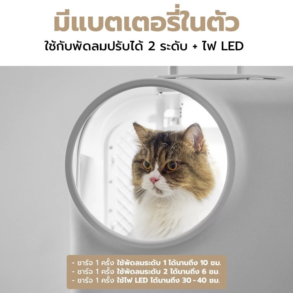 Pidan Wheeled Pet Carrier Ventilation Type - Image 3